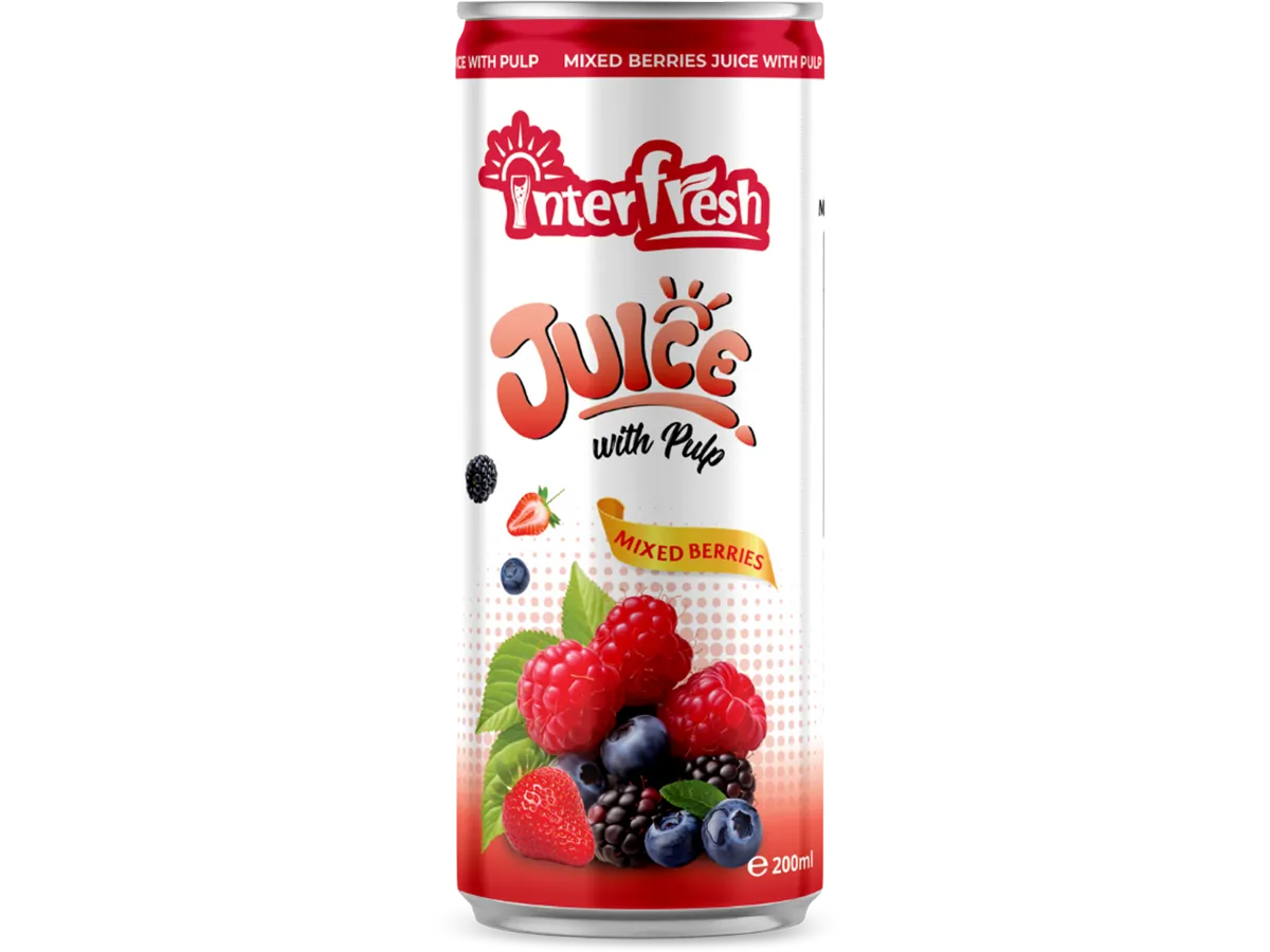 200ml Interfresh Berries Juice with pulp