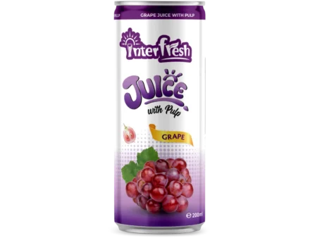 200ml Interfresh Grape Juice with pulp