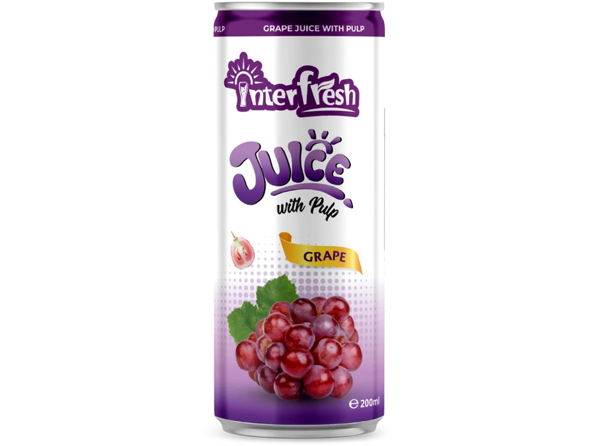 200ml Interfresh Grape Juice with pulp