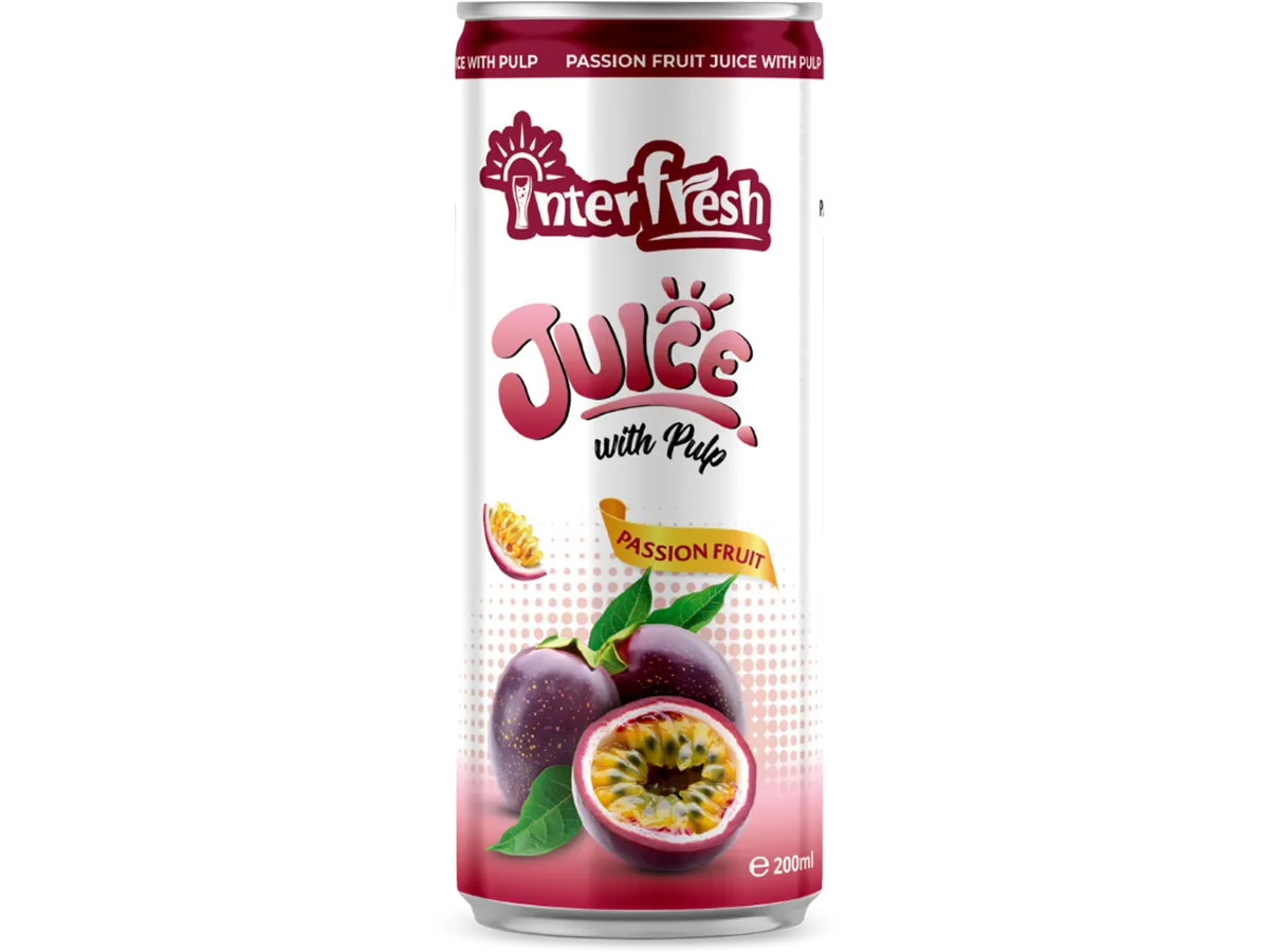 200ml Interfresh Passion fruit Juice with pulp