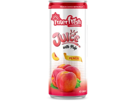 200ml Interfresh Peach Juice with pulp