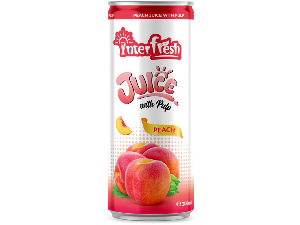 200ml Interfresh Peach Juice with pulp