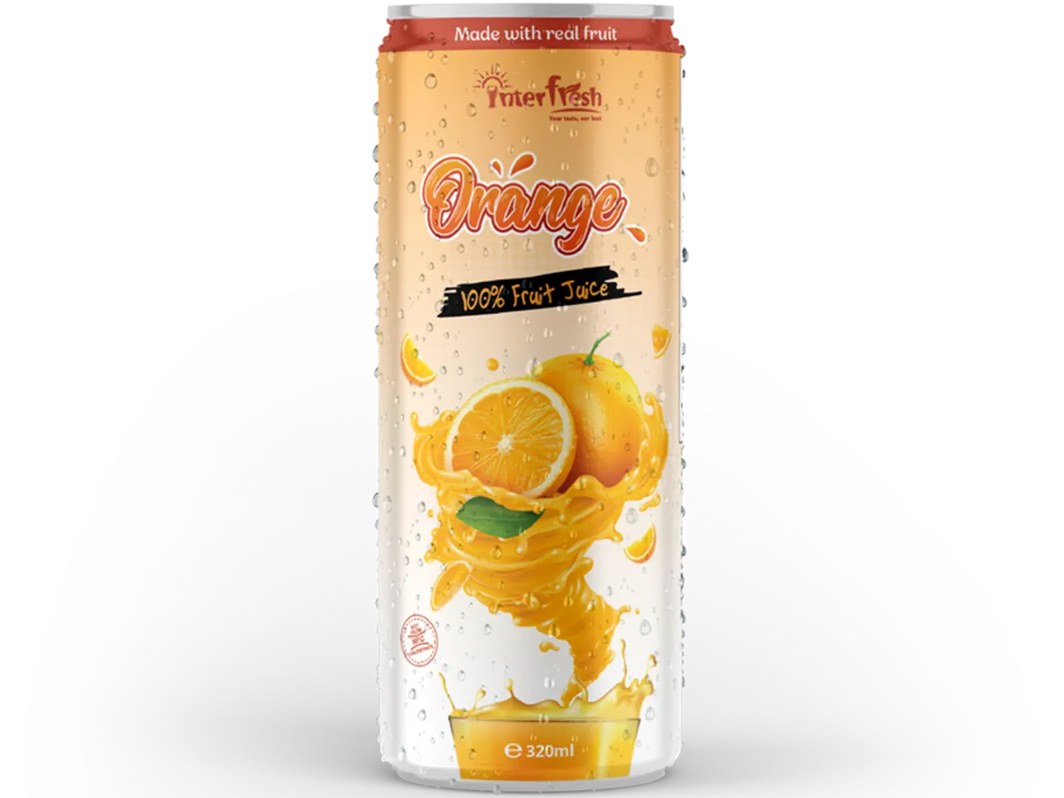 320ml Interfresh 100% Juice Orange