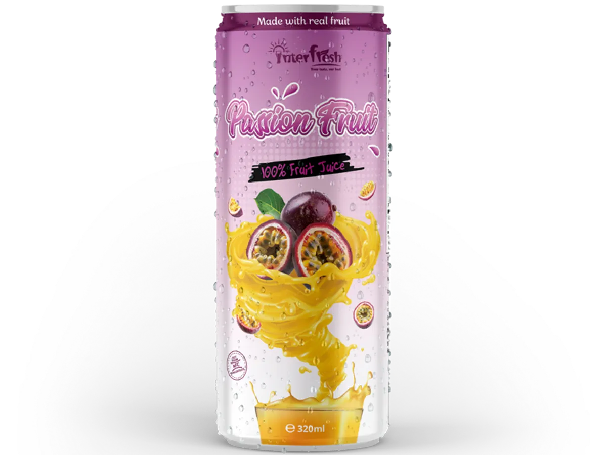 320ml Interfresh 100% Juice Passion Fruit