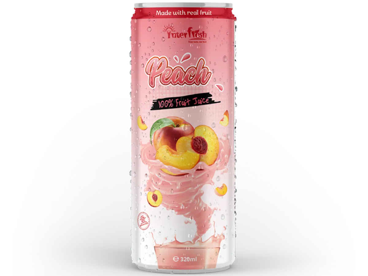 320ml Interfresh 100% Juice Peach