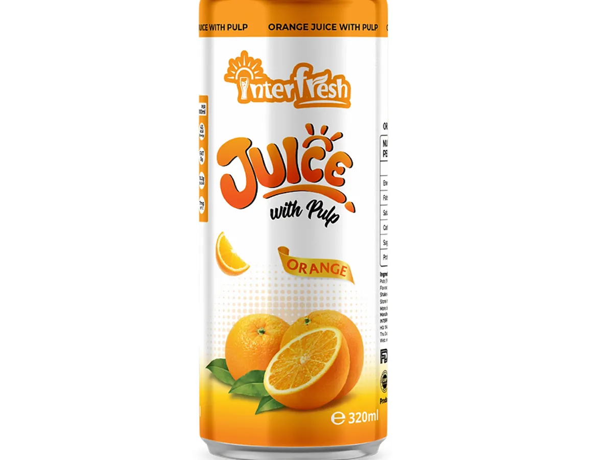 320ml Interfresh Orange Juice with pulp